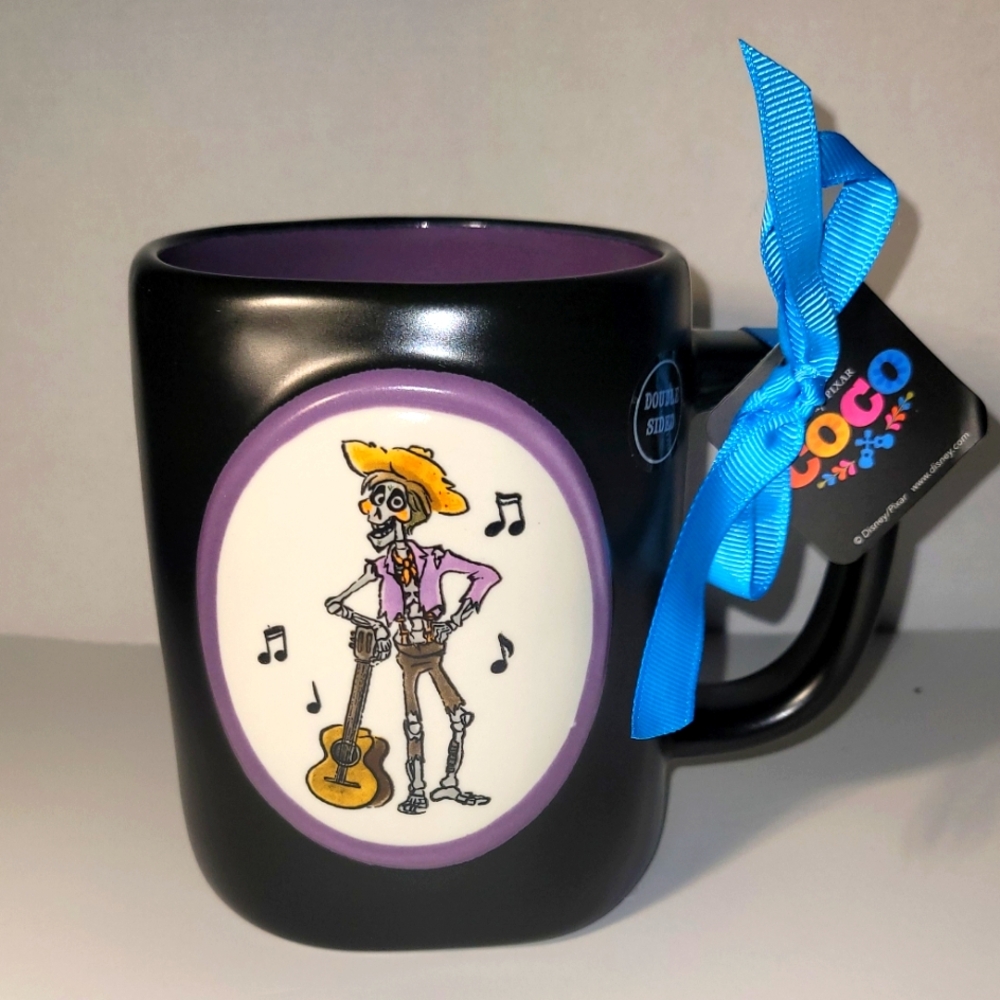 Disney/Pixar Coco Recuerdame Double Sided Rae Dunn by Magenta 18-20 oz Coffee cp